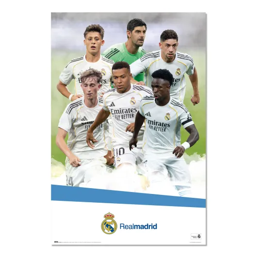 Poster Real Madrid 2025/2026 Grupo