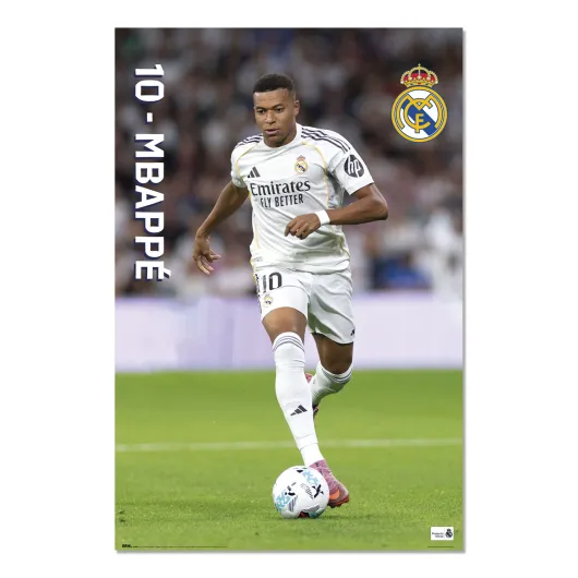 Poster Real Madrid 2025/2026 Mbappé