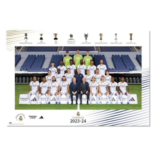 Póster Real Madrid Plantilla 2023/2024