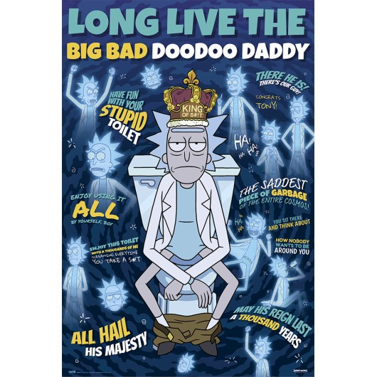 Póster Rick & Morty Doodoo Daddy