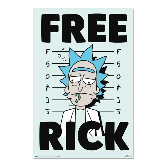 Póster Rick & Morty Free Rick