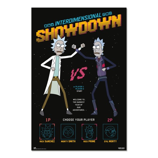 Poster Rick & Morty Interdimensional Showdown – Papelaria