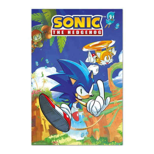 Poster Sonic e Tails - Papelaria