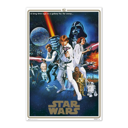 Poster Star Wars Classic: 40º Aniversário - One Sheet B