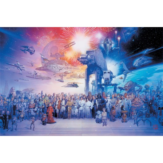 Poster Star Wars Personagens Legados