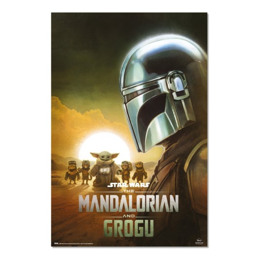 Poster Star Wars The Mandalorian e Din Djarin
