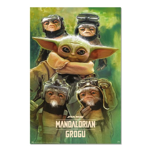 Poster Star Wars The Mandalorian e Grogu