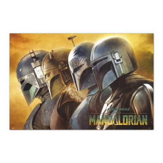 Poster Star Wars The Mandalorian Mandalorians