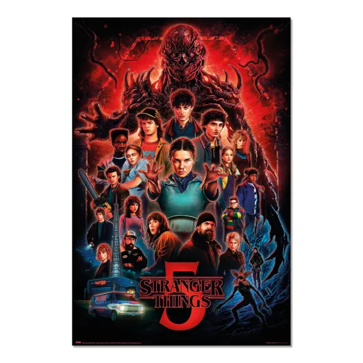 Poster Stranger Things T5 – Edição Limitada