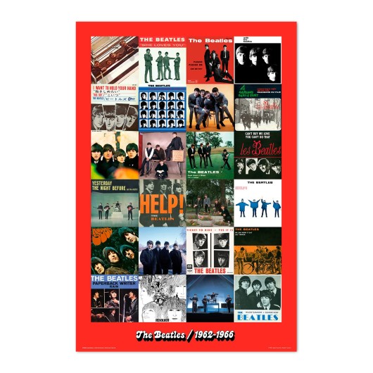 Póster The Beatles Era 1962-1966