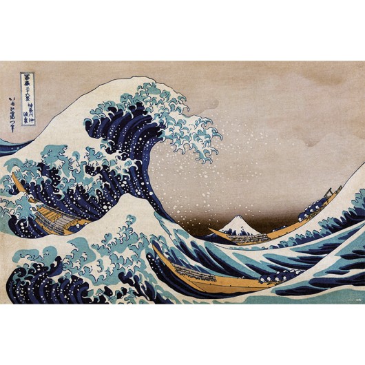 Póster The Great Wave Off Kanagawa Hokusai