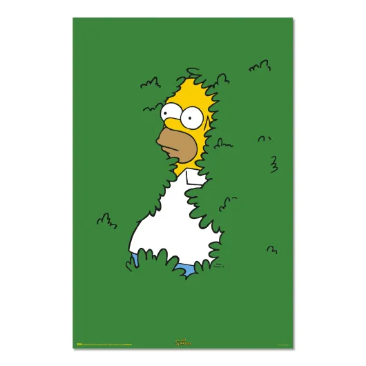Poster The Simpsons – Homer Arbusto