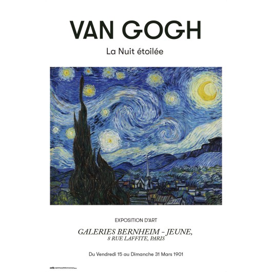 Poster Van Gogh: A Noite Estrelada