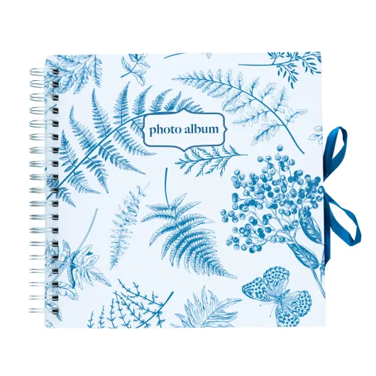 Scrapbook Álbum de Fotos 26×26 cm 40 Páginas Blue Nature
