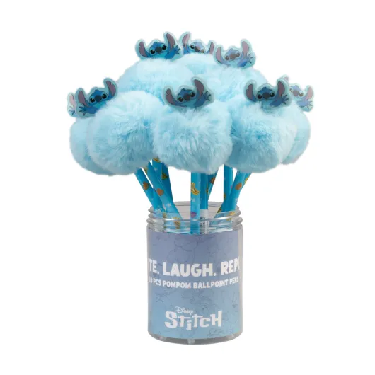 Set de 10 Canetas com Pompon Disney Stitch Tropical