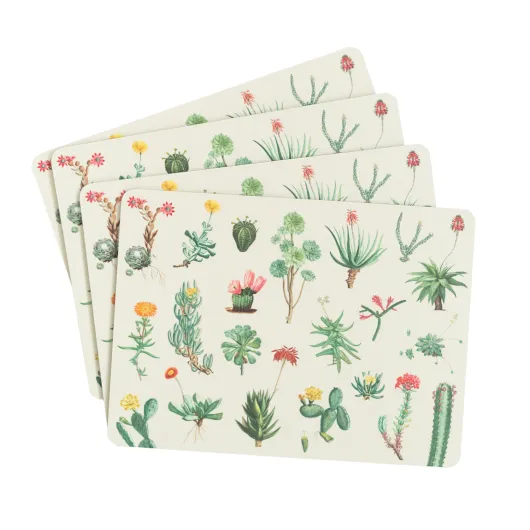 Set de 4 Salvamanteles Botanical Cacti