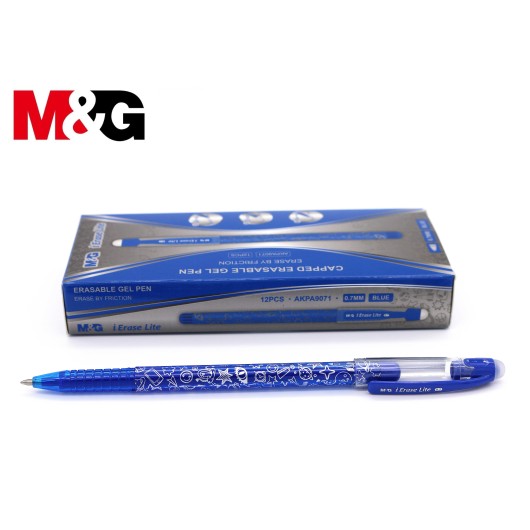 Set Caneta Borrável Básico Azul