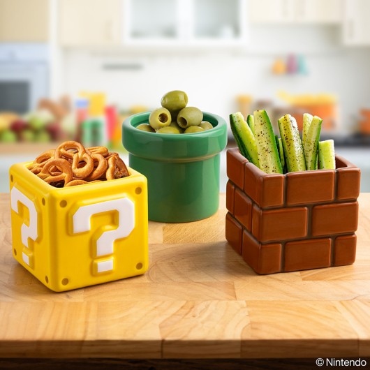 Conjunto de 3 Bowls Snack 3D – Super Mario