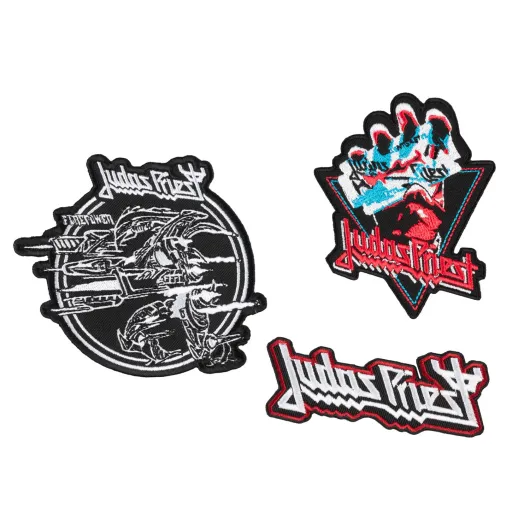 Set de 3 Patches Judas Priest – Papelaria Licenciada