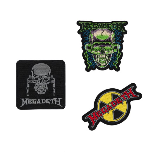 Set de 3 Parches Megadeth