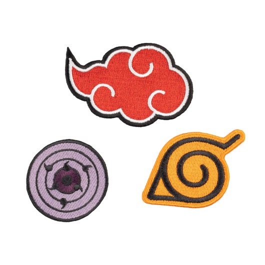 Set de 3 Patches Naruto Shippuden