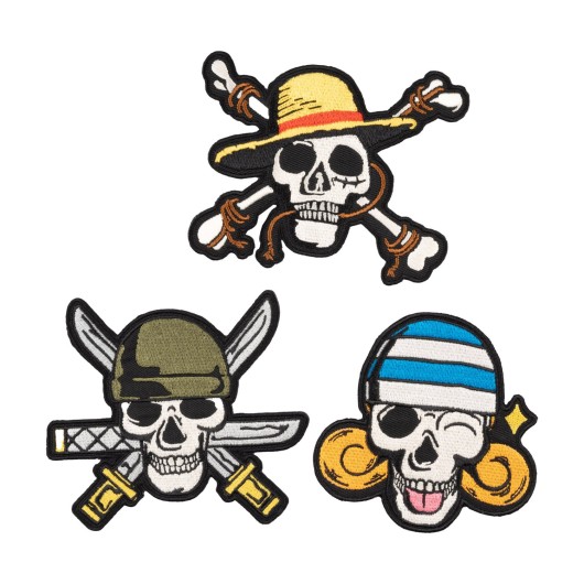 Set de 3 Patches One Piece Netflix