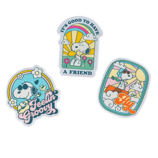 Set de 3 Parches Snoopy