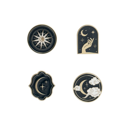 Set de 4 Pins Astral