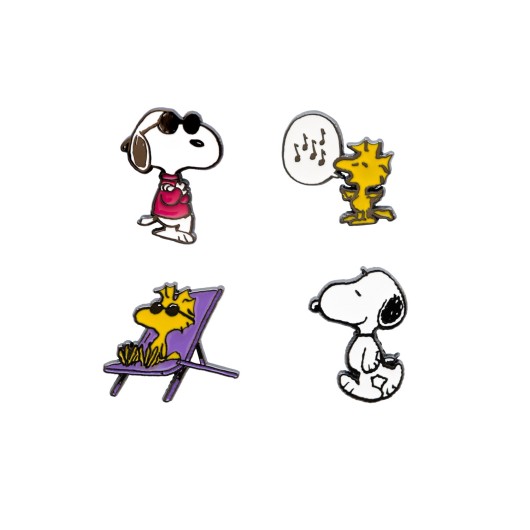 Set de 4 Pins Snoopy