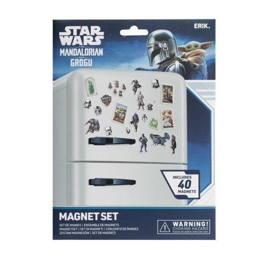 Set de Imãs Troquelados Star Wars The Mandalorian e Grogu
