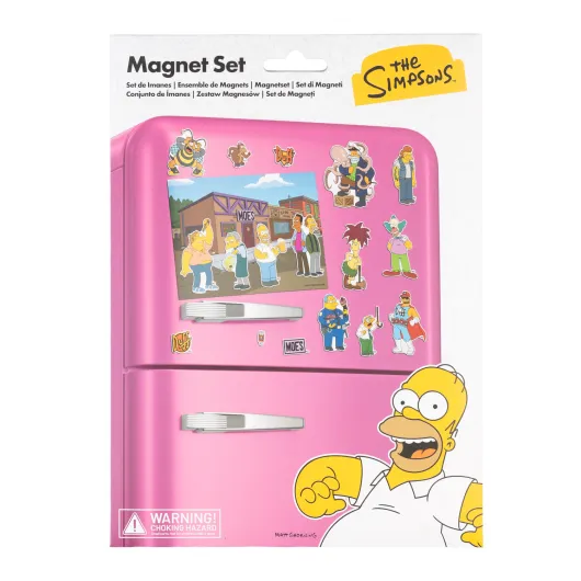 Conjunto de Ímanes Troquelados The Simpsons Taberna Moe