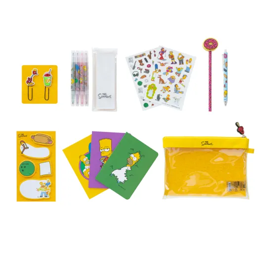 Set de Papelaria The Simpsons