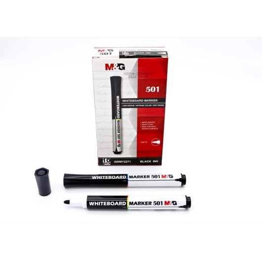 Set de Marcadores para Pizarra 501 Preto