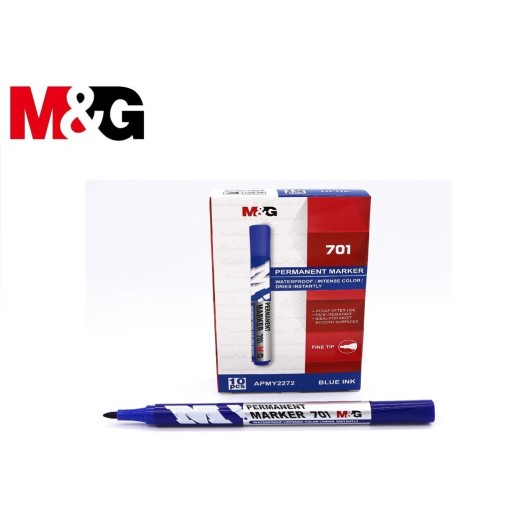 Set de Marcadores Permanente 701 Azul