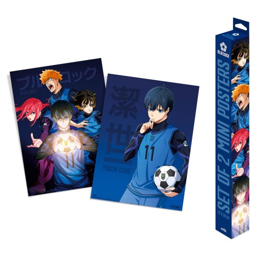 Set Miniposters Blue Lock – Talento em Cada Imagem