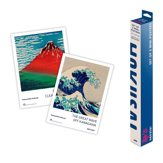 Set de Miniposters Hokusai