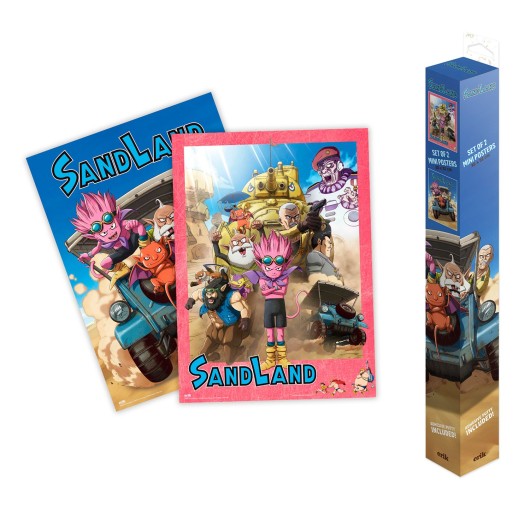 Set Miniposters Sand Land – Aventura e Fantasia