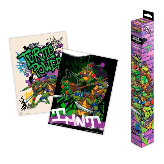 Set de Miniposters Tortugas Ninja