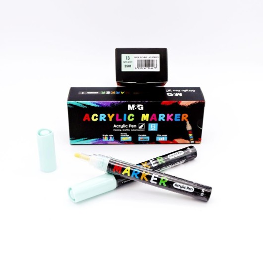 Set de Marcadores de Pintura Acrílica Turquesa 13