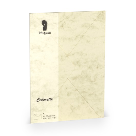 Sobre C5 Coloretti 5 Unidades Mármore Creme