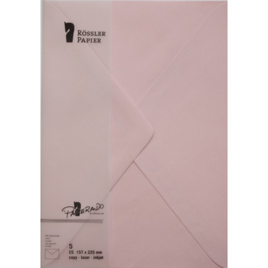 Sobre C5 Paperado Rosa – 5 Unidades