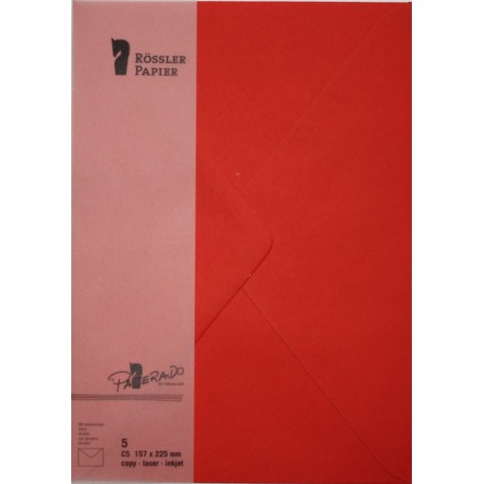 Sobre C5 Paperado Tomate – 5 Unidades