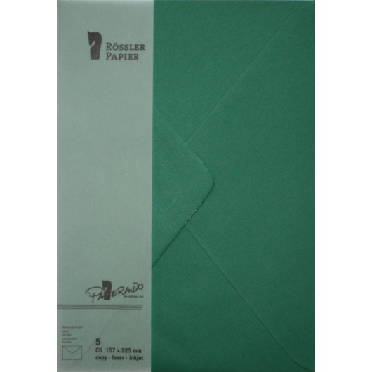 Sobre C5 Paperado Verde Acebo – 5 Unidades