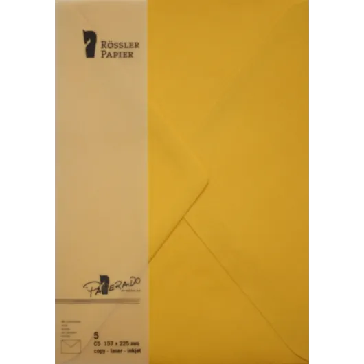 Sobre C5 Paperado Amarelo Ovos – 5 Unidades