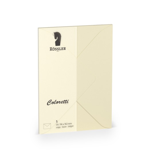 Sobre C6 Ministro Coloretti 5 Unidades Creme