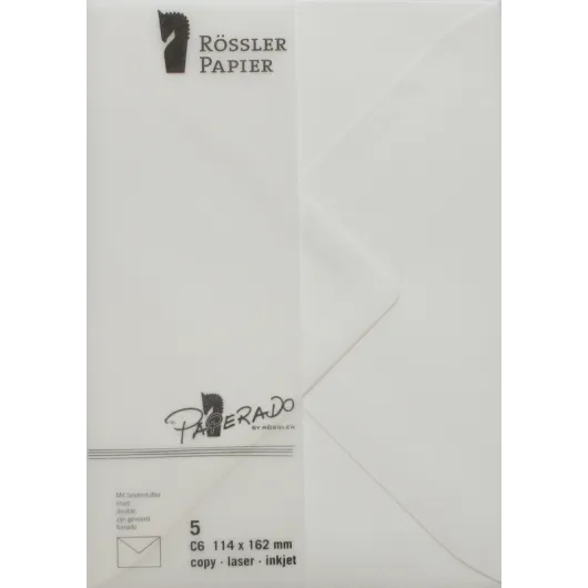Sobre C6 Ministro Paperado Branco – 5 Unidades