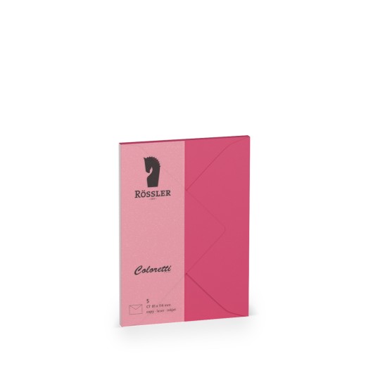 Conjunto de Sobres C7 Coloretti – 5 Unidades Fúcsia
