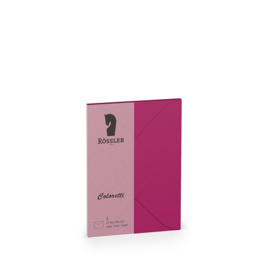 Conjunto de Sobres C7 Coloretti – 5 Unidades Magenta