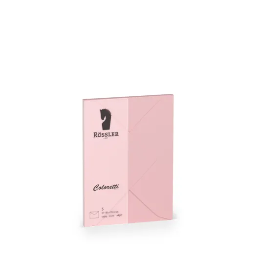 Conjunto de Sobres C7 Coloretti – 5 Unidades Rosa