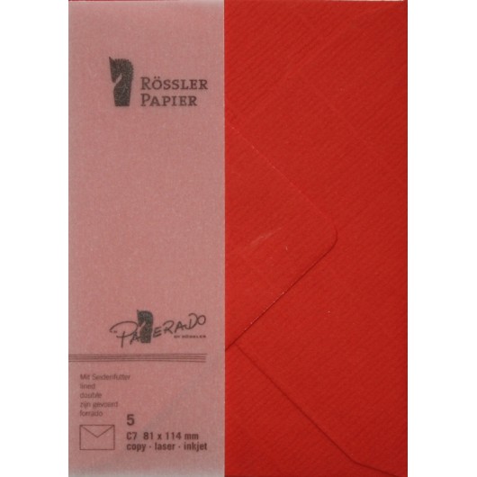 Sobre C7 Paperado Tomate – 5 Unidades